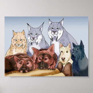 Affiche Compagnons - Couleur