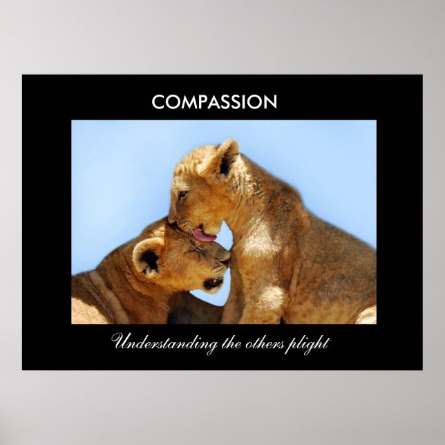 Affiche Compassion avec les petits orphelins (Devant)