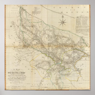 Affiche Composite Delhi, Agrah, Oude, Ellahabad