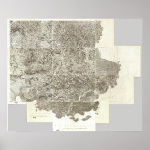 Affiche Composite Map of France