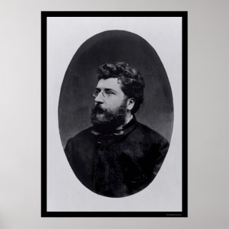 Affiche Compositeur de musique Georges Bizet 1870