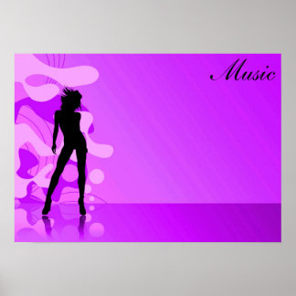 Affiche Compositeur de musique - Pumpin' Purple