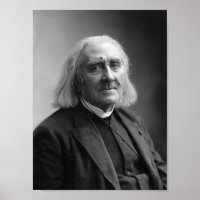 Compositeur Franz Liszt Portrait - 1886