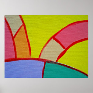 Affiche Composition #11A par Michael Moffa