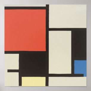 Affiche Composition 1921 Imprimer Piet Mondrian Art Abstra
