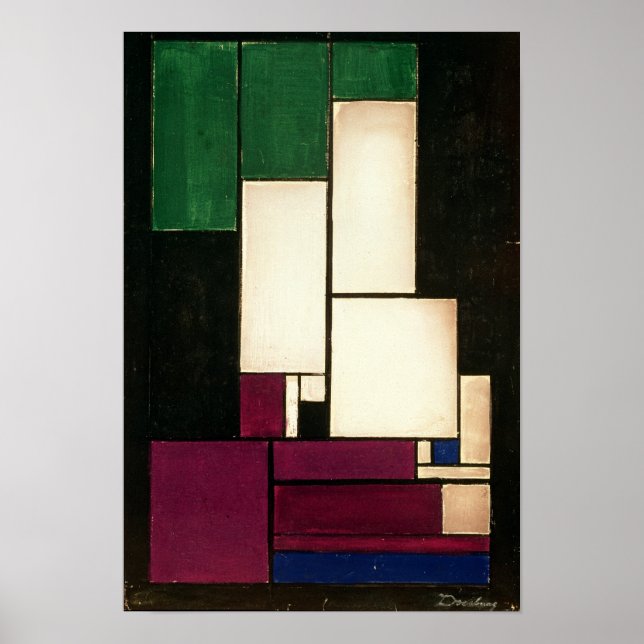 Affiche Composition, 1922 (Devant)