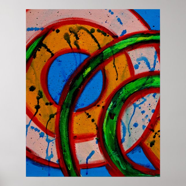 Affiche Composition #20A par Michael Moffa (Devant)