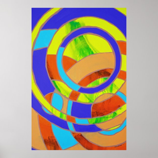 Affiche Composition #27 par Michael Moffa (Devant)