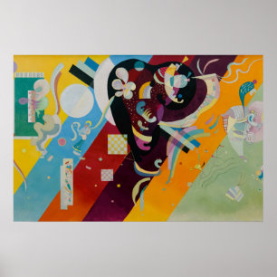 Affiche Composition 9 de Wassily Kandinsky, peinture abstr