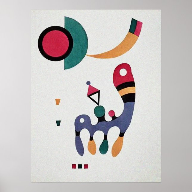 Affiche Composition Biomorphique Abstraction - Kandinsky (Devant)