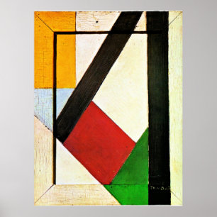 Affiche Composition, célèbre oeuvre de Theo van Doesburg