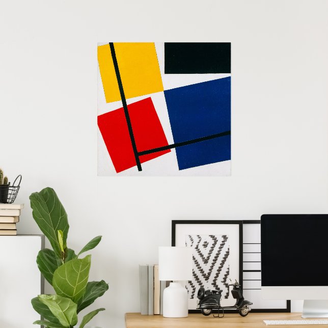 Affiche Composition Contre-Composition Simultanée (Bureau à domicile)