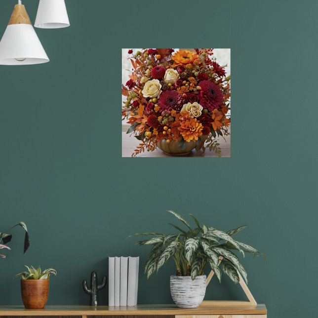 Affiche Composition florale d'automne (Salon 1)