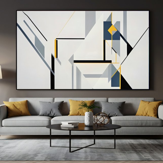 Affiche Composition Géométrique Abstraite Moderne (Créateur téléchargé)