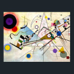 Affiche Composition Kandinsky 8<br><div class="desc">Poster représentant la peinture à l’huile de Wassily Kandinsky Composition 8 (1923). Un jeu géométrique et coloré de lignes et de formes crée un rythme visuel unique. Un bon cadeau pour les collectionneurs d'art russes !</div>