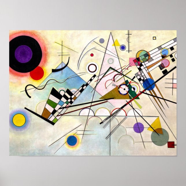 Affiche Composition Kandinsky 8 (Devant)