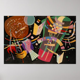 Affiche Composition Kandinsky X Oeuvre Abstraite