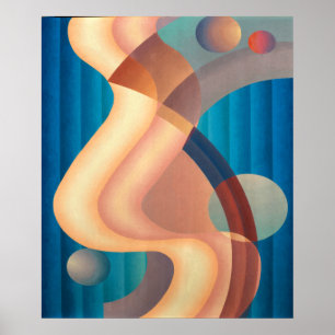 Affiche Composition no 61 de Stuart Walker