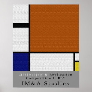 Affiche Composition Réplication 3 Composition II BBY