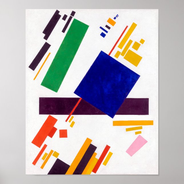 Affiche Composition suprématiste | Kazimir Malevich | (Devant)