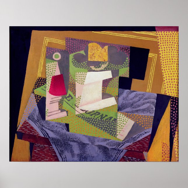 Affiche Composition sur un tableau, 1916 (Devant)