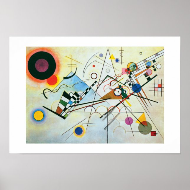 Affiche Composition VIII par Wassily Kandinsky (Devant)