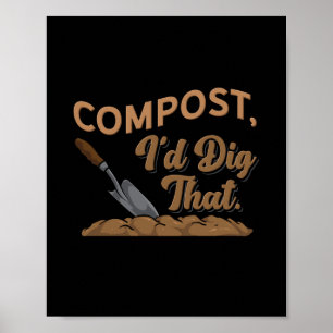 Affiche Compost de jardinage