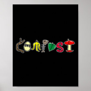 Affiche Compostage Recyclage Jour des terres Compost Recyc
