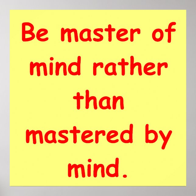 Affiche compréhension zen (Devant)