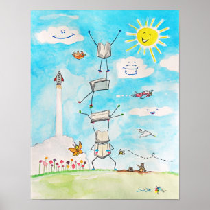 Affiche Comptabilité Balance comptable Comptable