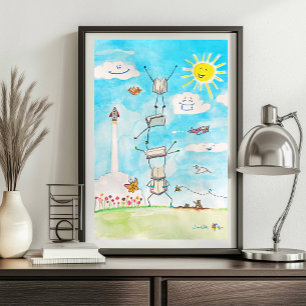 Affiche Comptabilité Balance comptable Comptable