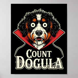 Affiche Comptoir homme dogula drôle de chien soirée effray