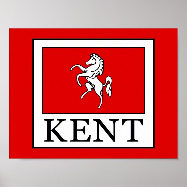 Affiche Comté de Kent Angleterre (Devant)