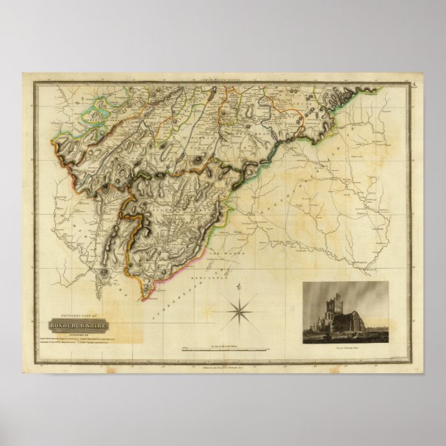 Affiche Comté de Roxburgh Sud (Devant)