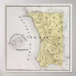 Affiche Comté de Sonoma, Californie 15