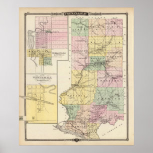 Affiche Comté de Trempealeau, Wisconsin