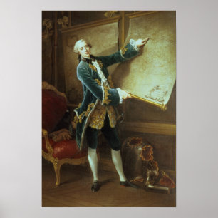 Affiche Comte de Vaudreuil, 1758