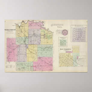 Affiche Comté de Wabaunsee, le Kansas
