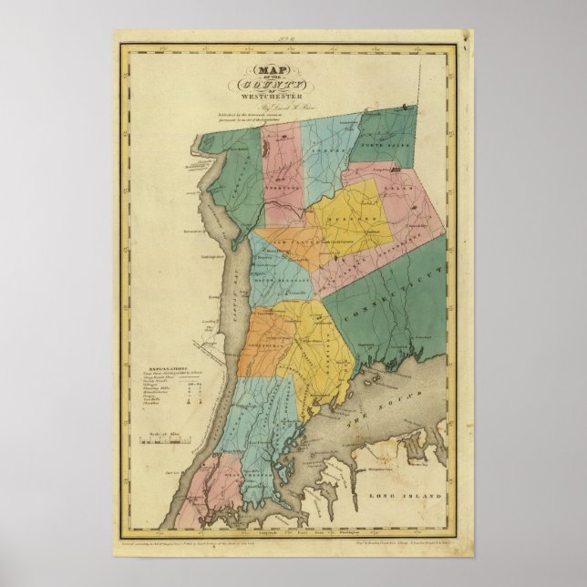 Affiche Comté de Westchester (Devant)