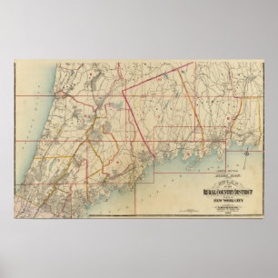 Affiche Comté de Westchester, New York