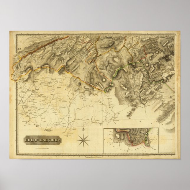 Affiche Comté d'Édimbourg Sud (Devant)