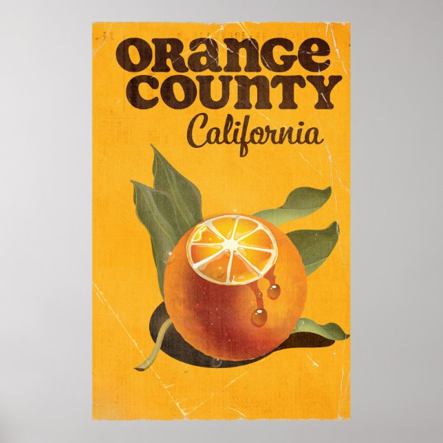 Affiche Comté d'Orange (Devant)