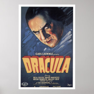 Affiche Comte Dracula-Bela Lugosi 1931