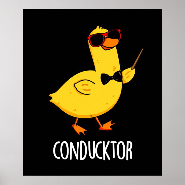Affiche Con-duck-tor Funny Music Conductor Canard Canard P (Devant)