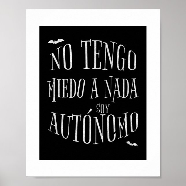 Affiche Con humor, ironía y sarcasmo para autónomos (Devant)