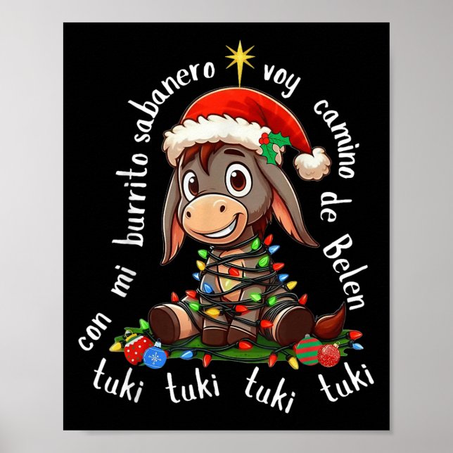 Affiche Con Mi Burrito Sabanero Mexican Tuki Tuki Latino X (Devant)