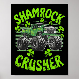 Affiche Concasseur de la Saint-Patrick pour camion monstre