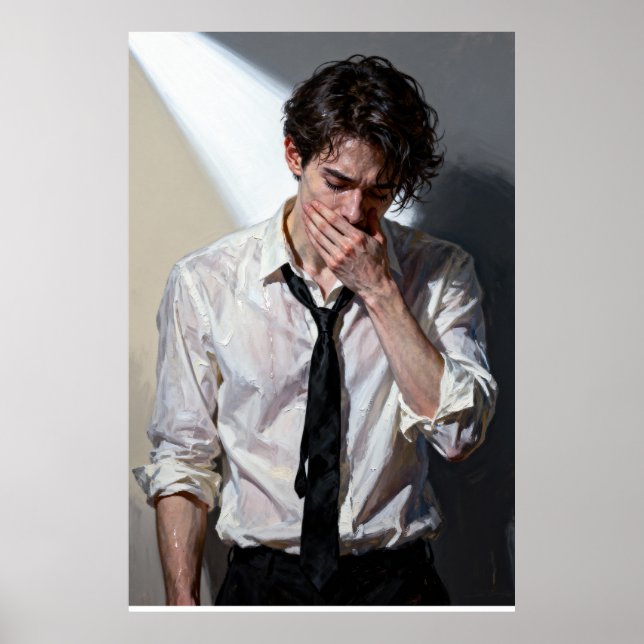 Affiche Concealed Distress in Light and Shadow (Devant)