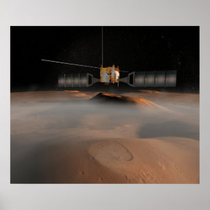 Affiche Concept artistique de l'engin spatial Express Mars