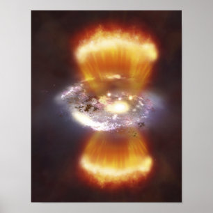 Affiche Concept d'artiste d'une galaxie